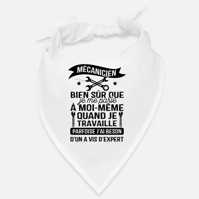 Mécanicien, bien sûr que je me parle à moi-même Bandana