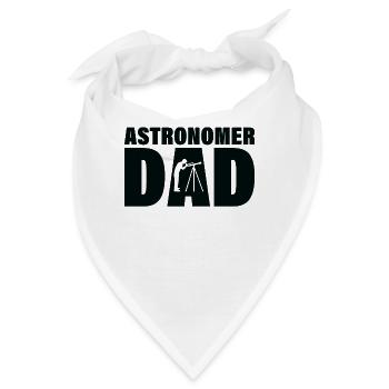 Job - Astronom Dad - Bandana - Weiß - Vorne