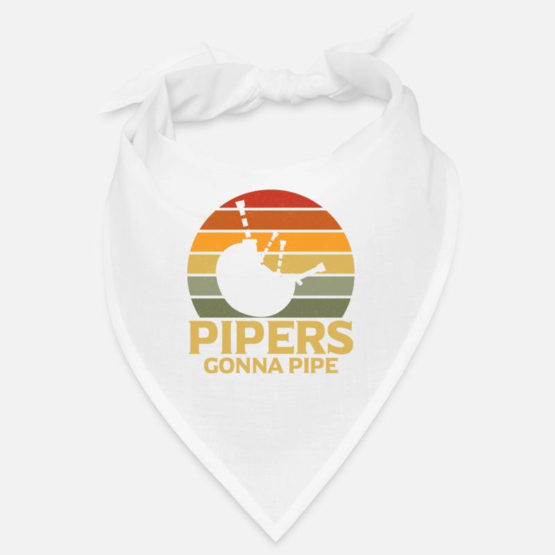 Les joueurs de cornemuse vont à Pipe Bagpiper Scotsman Bagpiping Bandana