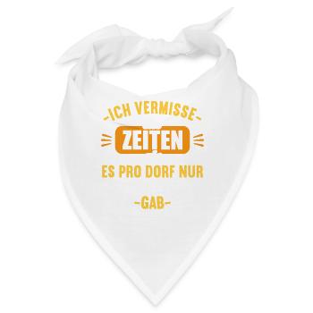 Anti Umweltschutz Parodie Umweltschutz - Bandana - Weiß - Vorne