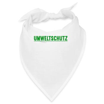 Anti Umweltschutz Parodie Umweltschutz - Bandana - Weiß - Vorne