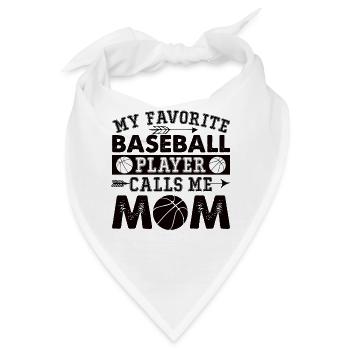 Baseball Mama - Bandana - Weiß - Vorne