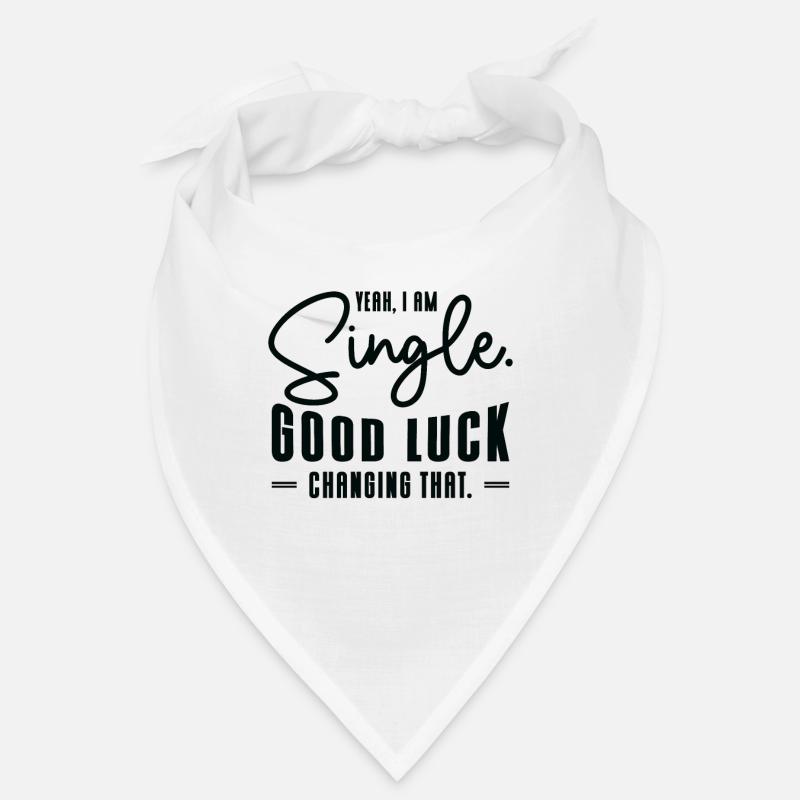 Einzelne Beziehung Unabhängige Typografie Bandana
