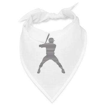 Baseball - Bandana - Weiß - Vorne