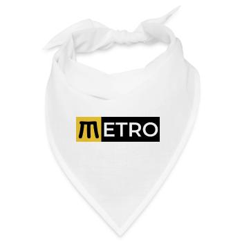 TYNE AND WEAR METRO KÜNSTLERISCH - Bandana - Weiß - Vorne