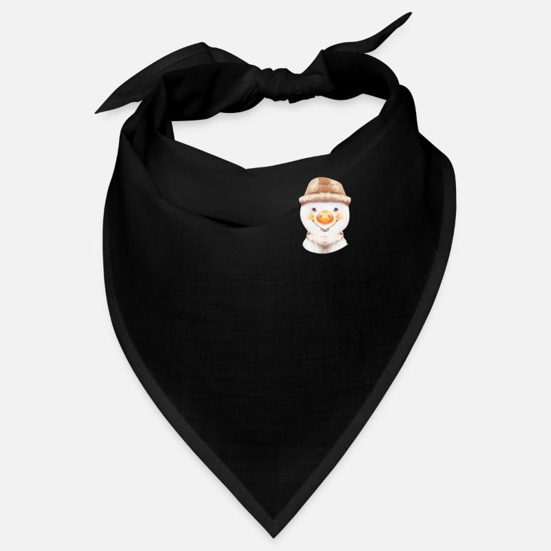 Schneemann Gesicht Brusttasche Bandana
