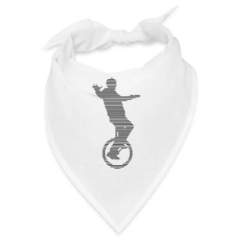 Einrad - Bandana - Weiß - Vorne