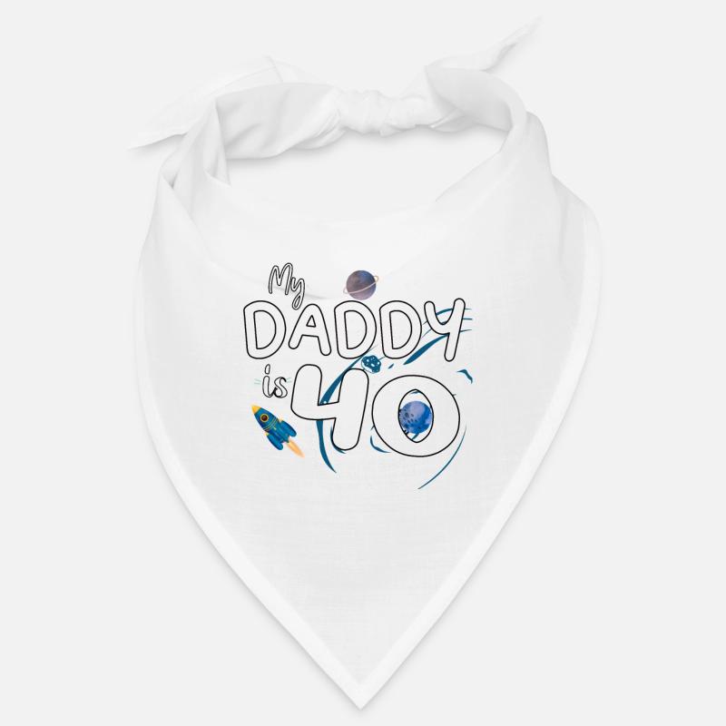 Mon papa a 40 ans Cool 40e anniversaire de papa Bandana