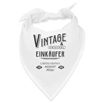 Einkäufer Vintage - Bandana - Weiß - Vorne