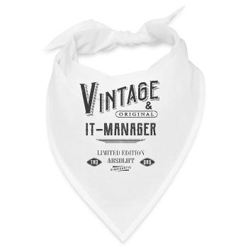 IT Manager Vintage - Bandana - Weiß - Vorne