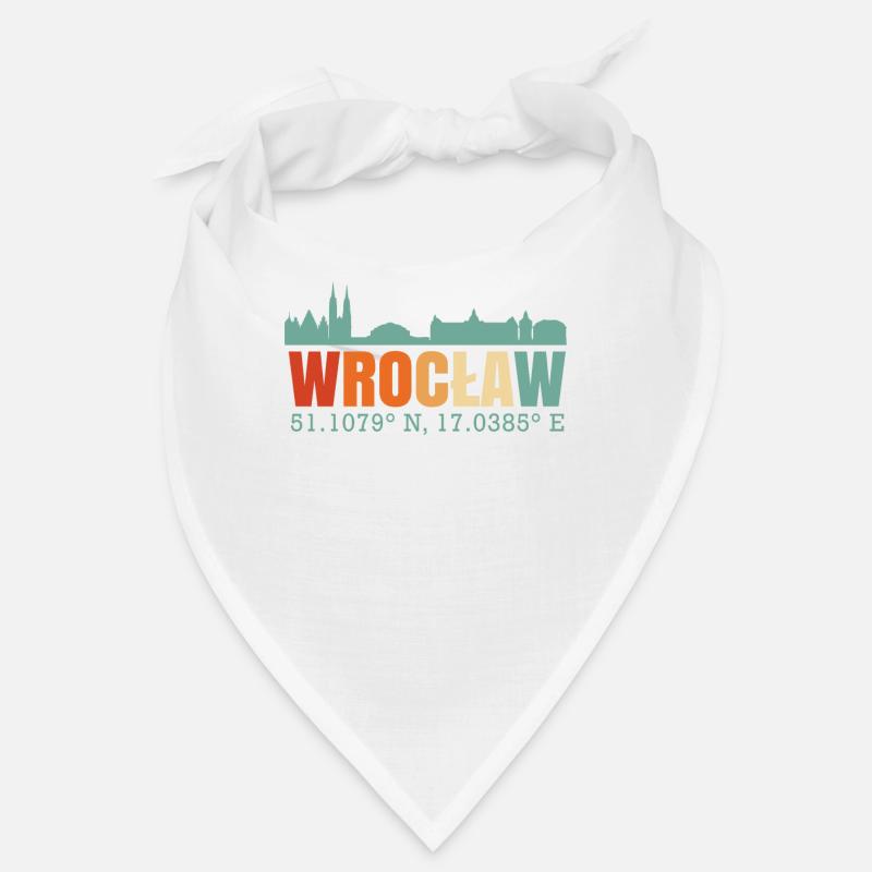 Wroclaw Poland Skyline Bandana