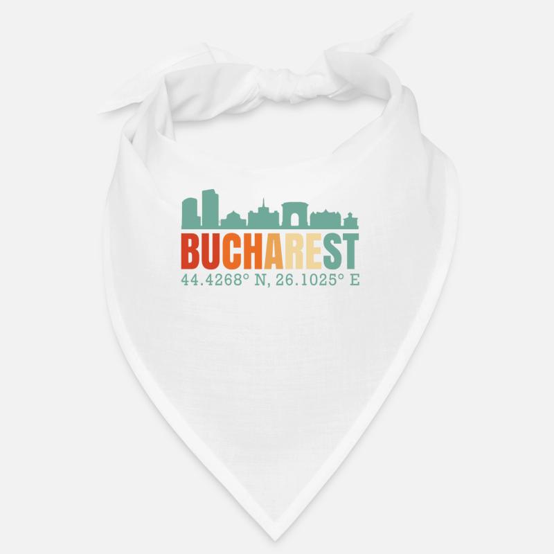 Bucharest Bucharest Romania Skyline Bandana