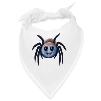 süße kleine Spinne - Bandana - Weiß - Vorne