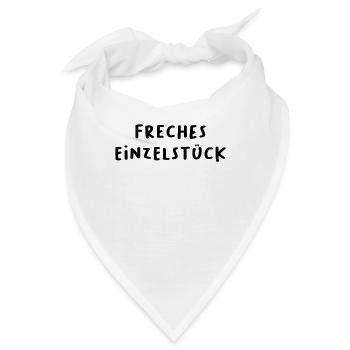 Freches Einzelstück Freches Einzelkind Freches - Bandana - Weiß - Vorne