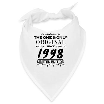 1993 - Baujahr 1993 - Jahrgang 1993 - Bandana - Weiß - Vorne