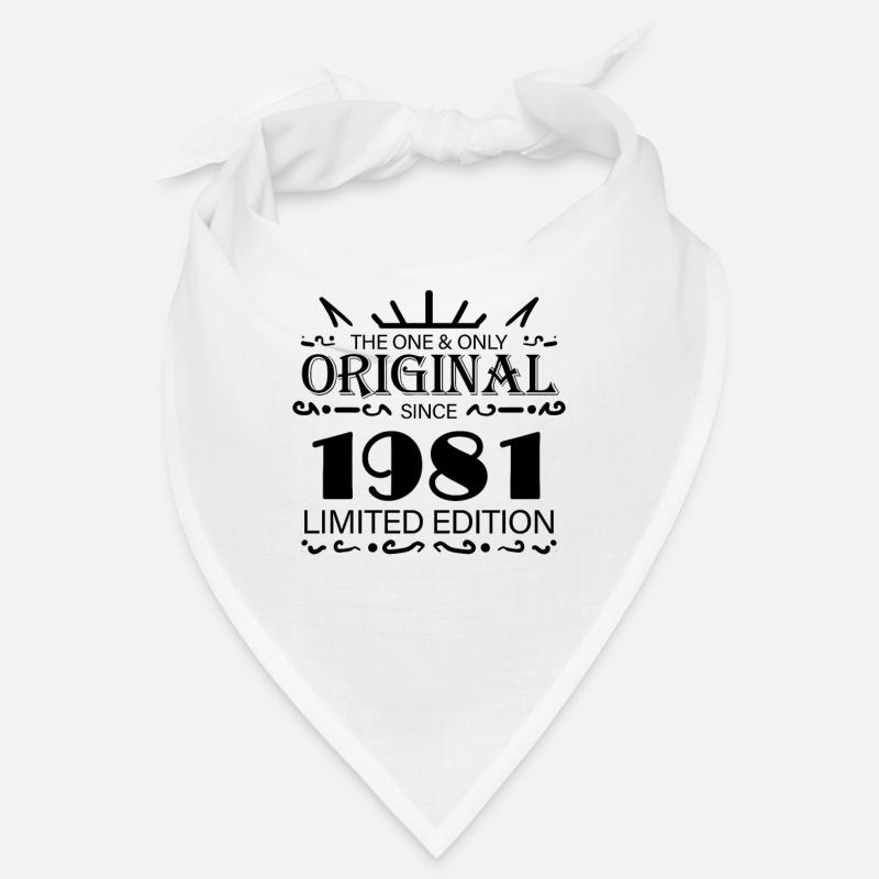1981 - Année de construction 1981 - Naissance 1981 Bandana
