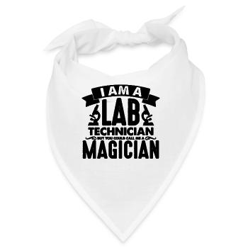 I Am A Lab Technician Healthcare Lab Technician - Bandana - Weiß - Vorne