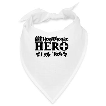 Health Care Hero Scientist Laboratory Technician - Bandana - Weiß - Vorne