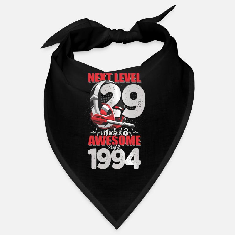 Level Unlocked 29 years old 1994 Headset Gaming Bandana