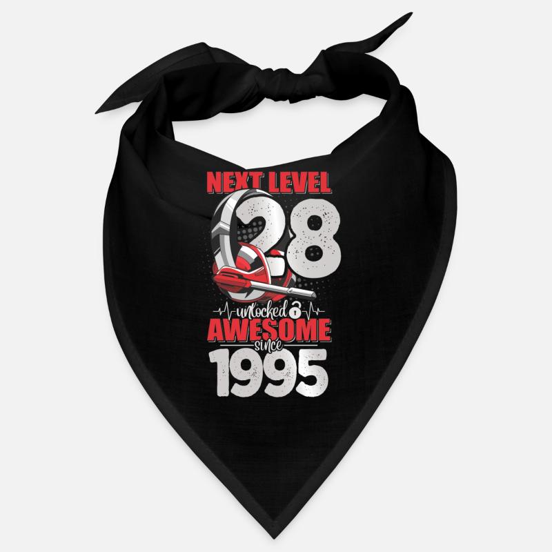 Level Unlocked 28 years old 1995 Headset Gaming Bandana