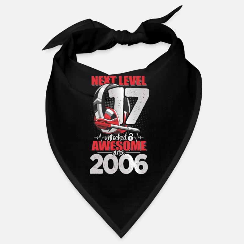 Level Unlocked 17 Years Old 2006 Headset Gaming Bandana