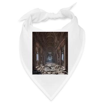 Griechische Mythology Tempel Ruinen Griechenland - Bandana - Weiß - Vorne