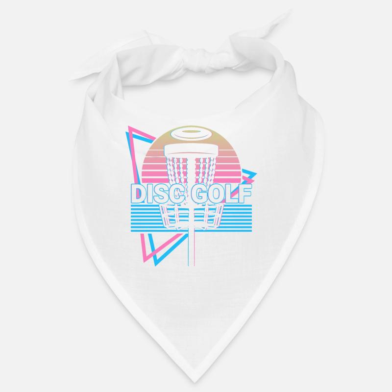 Disc Golf Player Retro Bandana