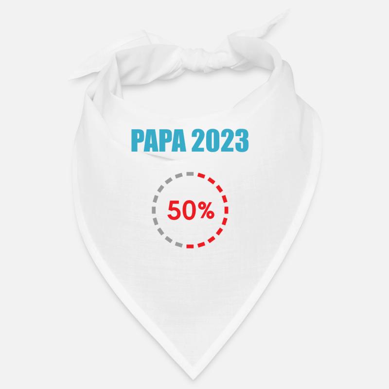 Papa 2023 Loading Vaterschaft Vater Werden Dad Bandana