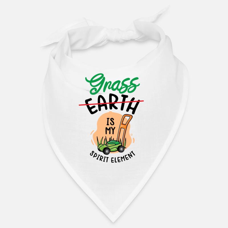 Tonte de pelouse Élément de la Terre Tondeuse à gazon Bandana