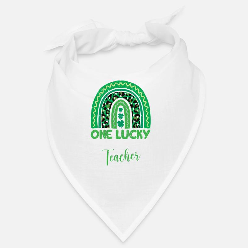 Une joyeuse enseignante préscolaire Saint-Patrick Bandana