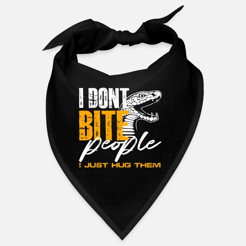 I Dont Bite People I Just Hug Them - Serpentology Bandana