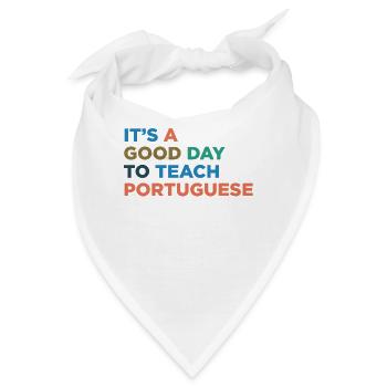 Unterrichten Sie Den Portugiesischen Lehrer - Bandana - Weiß - Vorne