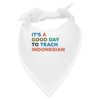 Unterrichte Indonesischen Lehrer - Bandana - Weiß - Vorne