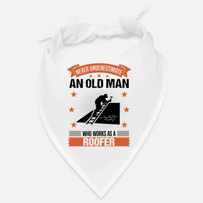 Dachdecker Alter Mann Spruch Herren Geschenk Bandana