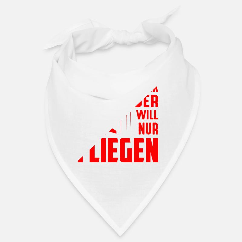 Der tut nix der will nur fliegen Pilot Flugzeug Bandana