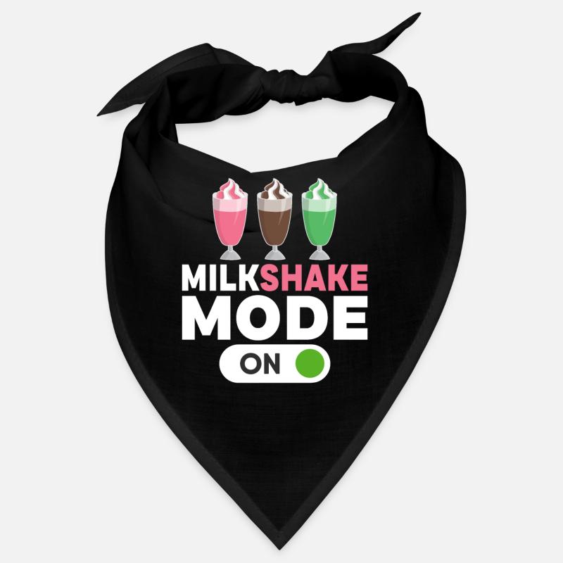 Ich liebe Milchshakes Milchshake Geschenk Bandana