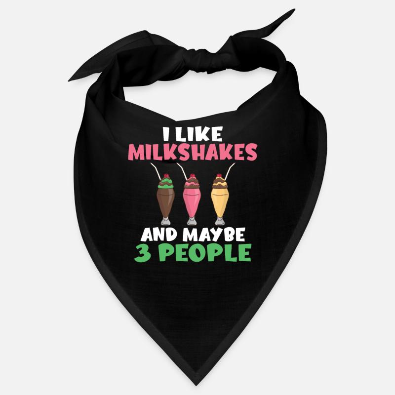 Ich liebe Milchshakes Milchshake Geschenk Bandana