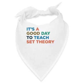 Teach Set Theory Teacher - Bandana - Weiß - Vorne