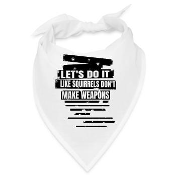 gift present present idea birthday present idea - Bandana - Weiß - Vorne