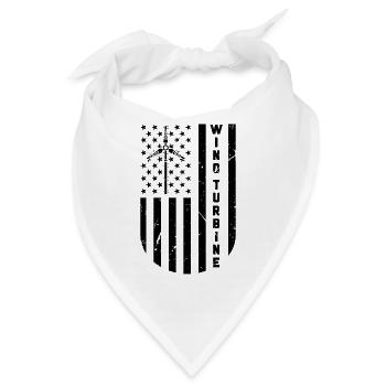 Wind Turbine Renewable Energy Turbine Technician - Bandana - Weiß - Vorne
