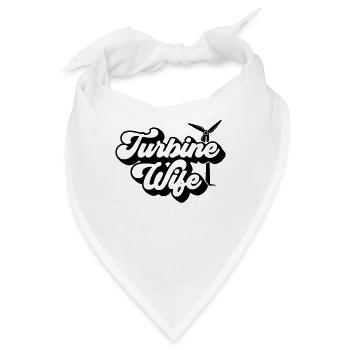 Turbine Wife Renewable Energy Turbine Technician - Bandana - Weiß - Vorne
