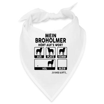 Broholmer - Bandana - Weiß - Vorne