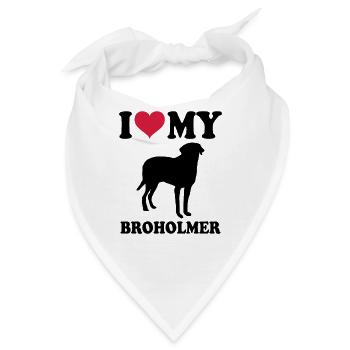 Broholmer - Bandana - Weiß - Vorne