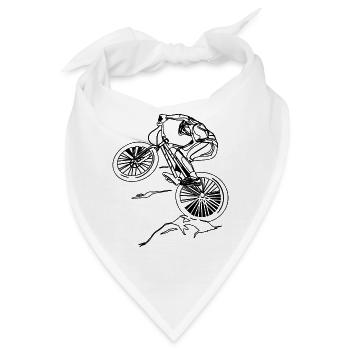Freeride Trial Bike Radfahren - Bandana - Weiß - Vorne