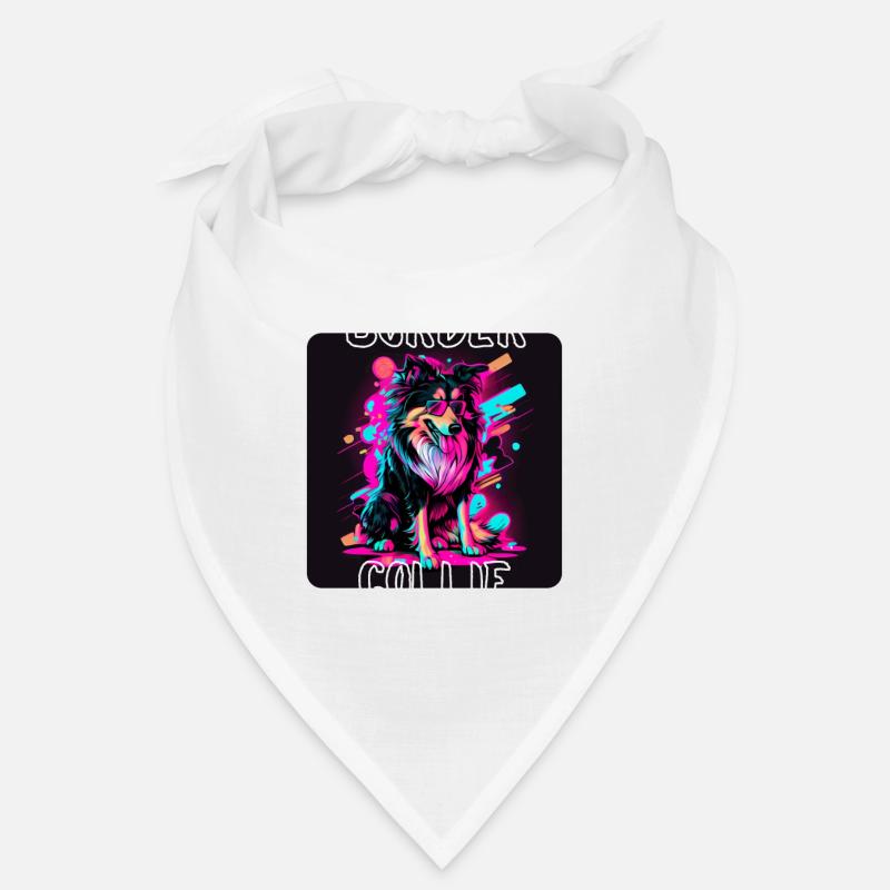 Graffiti Style - Cooler Border Collie 4 Bandana