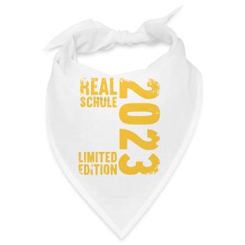Realschule bestanden Realschulabschluss 2023 - Bandana - Weiß - Vorne