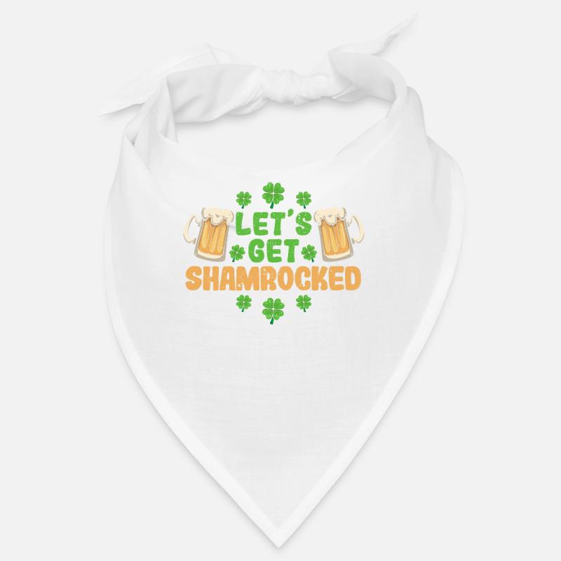 Let's Get Shamrocked St. Patricks Day Irisches Bandana