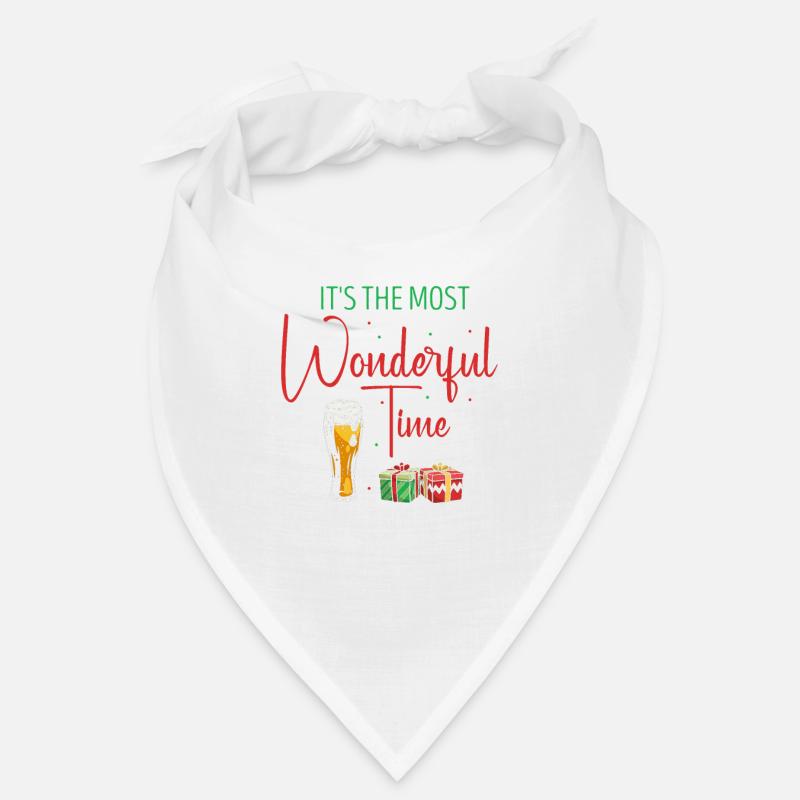 Le plus merveilleux de la bière drôle de couples de Noël Bandana