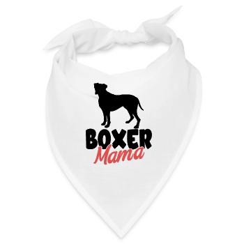 Deutscher Boxer - Bandana - Weiß - Vorne