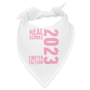 Realschule bestanden Realschulabschluss 2023 - Bandana - Weiß - Vorne